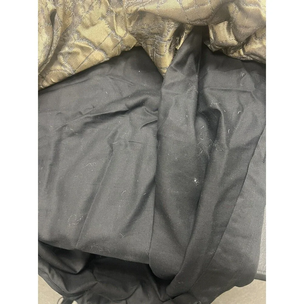 Donna Karan Black Onyx Full/Queen Duvet Cover + 2 Standard Shams + 2 Euro Shams